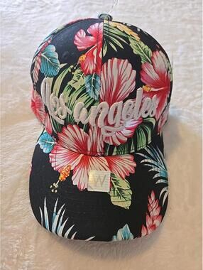 Los Angeles Tropical Floral Wynn Headwear Hat Cap New with Tags